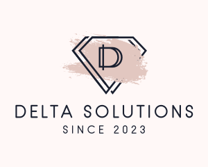 Diamond Boutique Letter D logo design