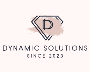 Diamond Boutique Letter D logo design