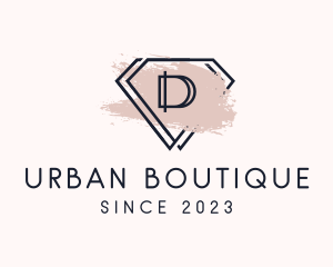 Diamond Boutique Letter D logo