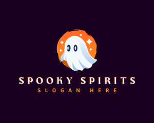 Halloween Ghost Spirit  logo design
