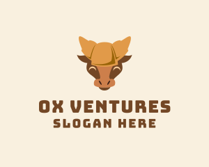 Croissant Bread Ox logo design