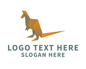 Kangaroo Origami Craft logo