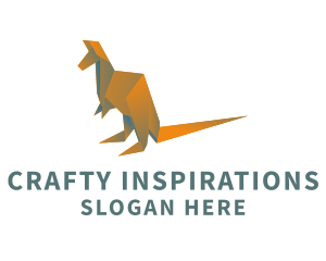 Kangaroo Origami Craft logo