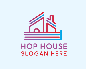 House Roof Lines logo design