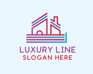 House Roof Lines logo design