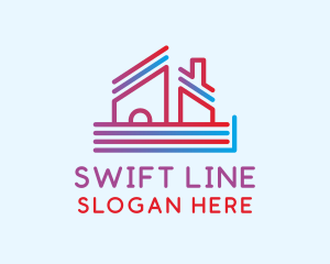 House Roof Lines logo design