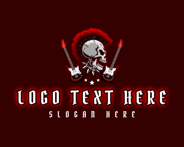 Skeleton logo example 3