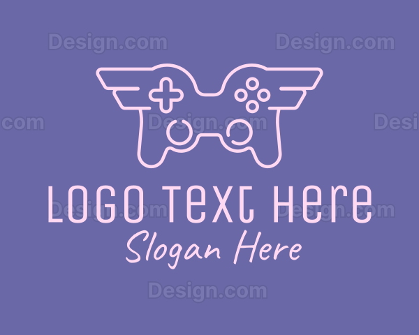 Winged Game Controller Logo