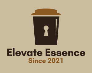Coffee Cup Lock  logo