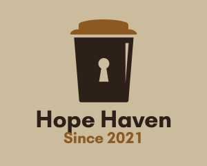 Coffee Cup Lock  logo