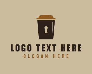 Coffee Cup Lock  logo