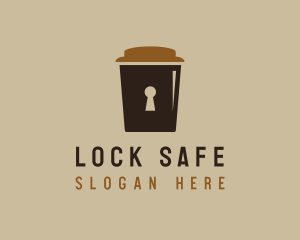 Coffee Cup Lock  logo