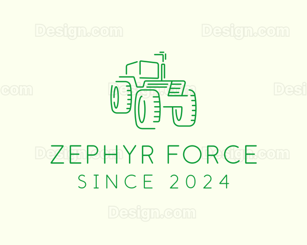 Agri Farm Tractor Logo