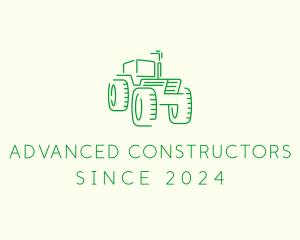 Agri Farm Tractor  logo design