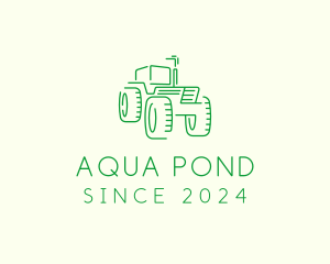 Agri Farm Tractor  logo design