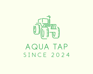 Agri Farm Tractor  logo design