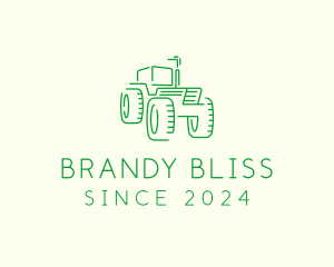 Agri Farm Tractor  logo design