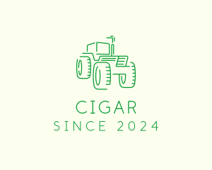 Agri Farm Tractor  logo design