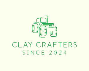 Agri Farm Tractor  logo design