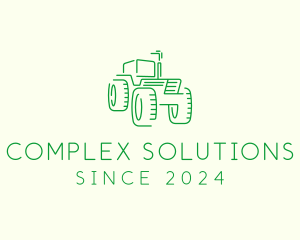 Agri Farm Tractor  logo design