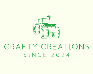 Agri Farm Tractor  logo design