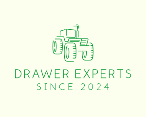 Agri Farm Tractor  logo design