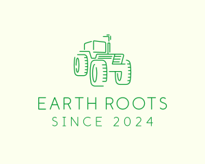 Agri Farm Tractor  logo design