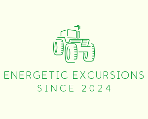 Agri Farm Tractor  logo design