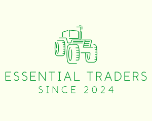 Agri Farm Tractor  logo design