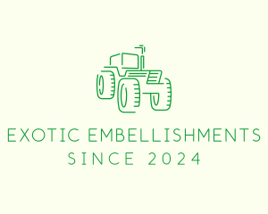 Agri Farm Tractor  logo design