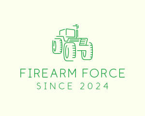 Agri Farm Tractor  logo design