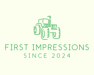 Agri Farm Tractor  logo design