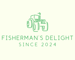 Agri Farm Tractor  logo design