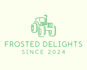 Agri Farm Tractor  logo design