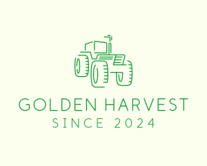 Agri Farm Tractor  logo design