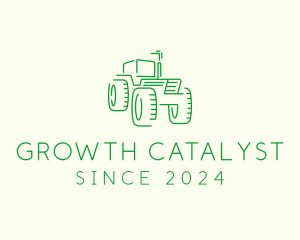 Agri Farm Tractor  logo design