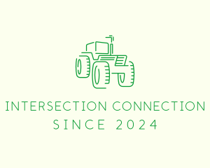 Agri Farm Tractor  logo design