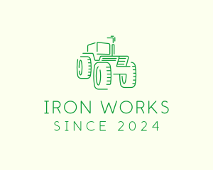 Agri Farm Tractor  logo design