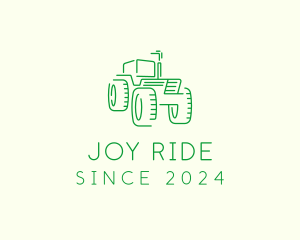 Agri Farm Tractor  logo design