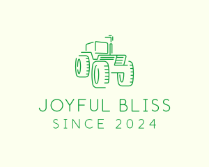 Agri Farm Tractor  logo design