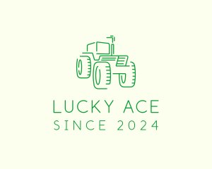 Agri Farm Tractor  logo design