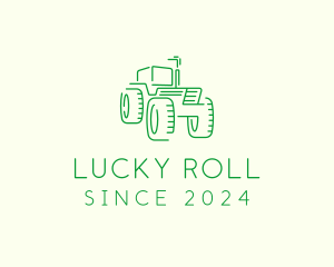 Agri Farm Tractor  logo design