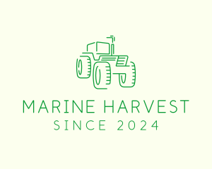 Agri Farm Tractor  logo design