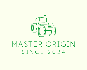 Agri Farm Tractor  logo design