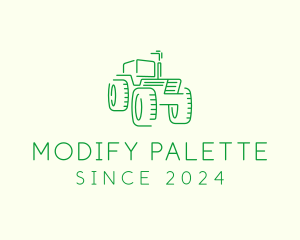 Agri Farm Tractor  logo design