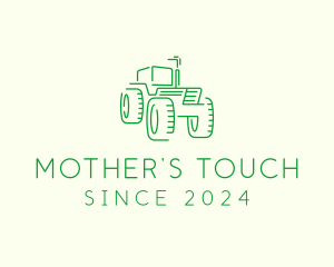 Agri Farm Tractor  logo design