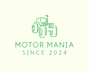 Agri Farm Tractor  logo design