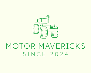 Agri Farm Tractor  logo design