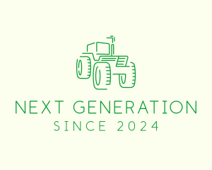 Agri Farm Tractor  logo design