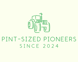 Agri Farm Tractor  logo design